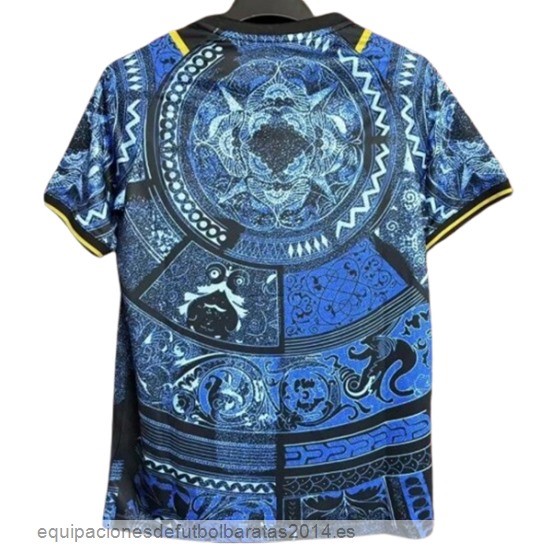 Nuevo Tailandia Especial Camiseta Italia 2024 Azul Baratas